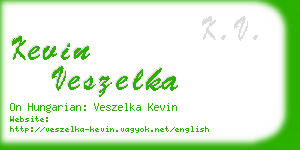 kevin veszelka business card